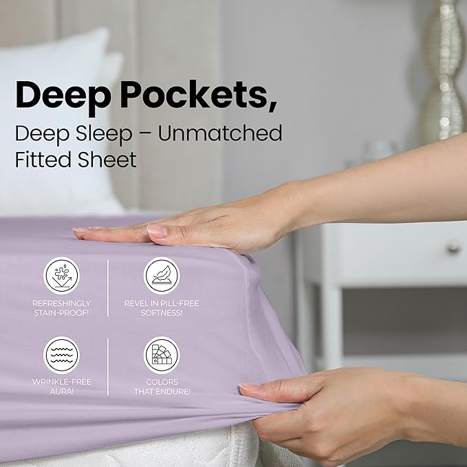 Utopia Bedding King Fitted Sheet - Image 4