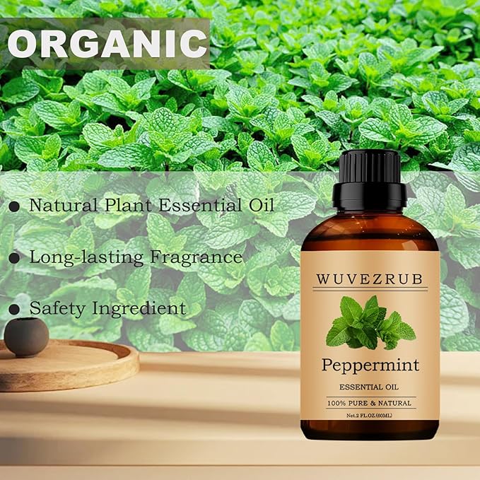 Peppermint Essential Oils, 60ML Pure and Natural Essential Oil - Image 4