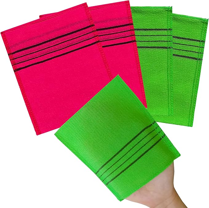Korean Asian Exfoliating Bath Washcloth Mitt - Image 2