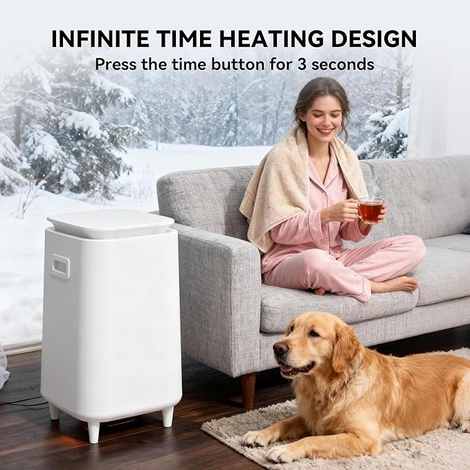 Large Towel Warmer for Bathroom, Unlimited Heating Heated Towel Warmers Bucket - Image 2