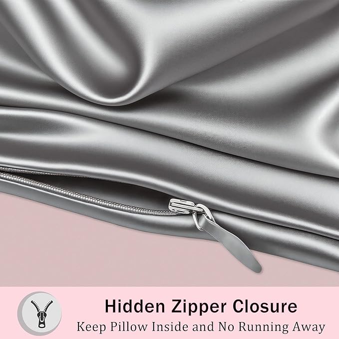 Mulberry Silk Pillow Cases 2 Pack Standard Size - Image 3