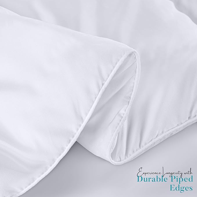 Utopia Bedding Twin XL Comforter Duvet Insert, Quilted White Comforter - Image 7
