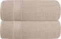 Belizzi Home Cotton 2 Pack Oversized Bath Towel Set 28x55 inches, Large Bath by Unknown