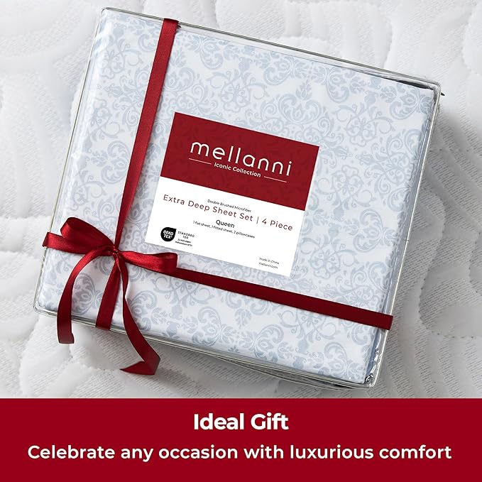 Mellanni Extra Deep Full Sheets - Image 9