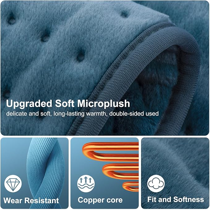 Heating Pad for Back Pain Relief, 12x24 inches, Moist/Dry Heat, Machine Washable - Image 8