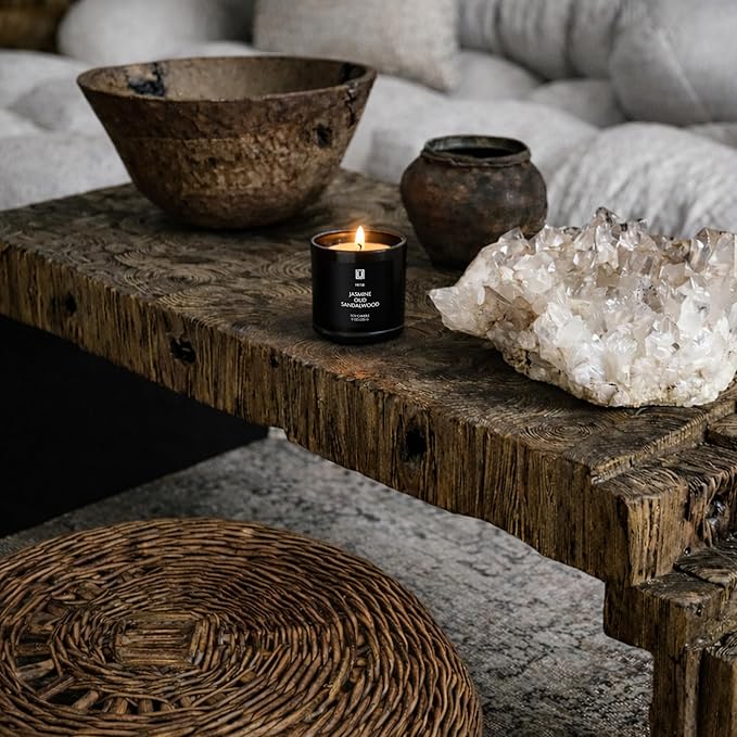 Lulu Candles | Saffron & Amber | Notes: Jasmine, & Amber | Smells Woody & - Image 4