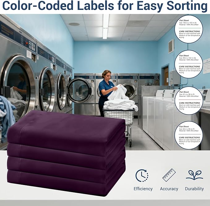 King Flat Sheet Only, 1 Pack Top Bed Sheets, Soft Breathable Brushed Microfiber - Image 4