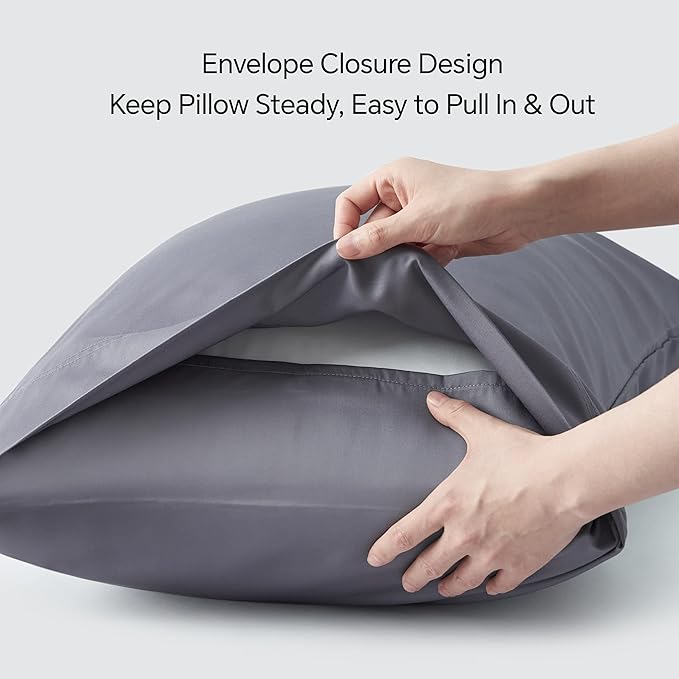 BEDELITE Cooling Pillow Cases for Hot Sleepers & Night Sweats, Rayon Derived - Image 5