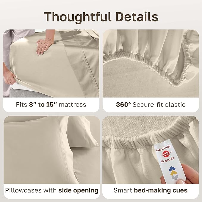 California Design Den Split King Sheets Sets - Image 5