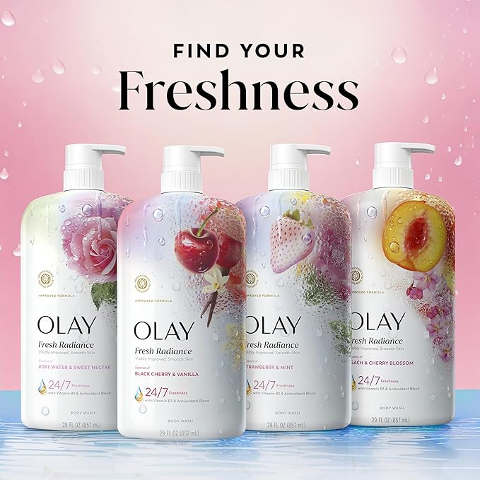 Olay Body Wash for Women, Fresh Radiance, 24/7 Skin-Loving Freshness, Visibly - Image 10