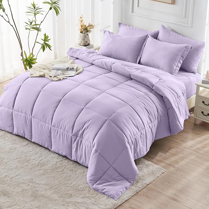 JOLLYVOGUE California King Comforter Set, Ultra-Soft Bed in a Bag Cal King Size - Image 8