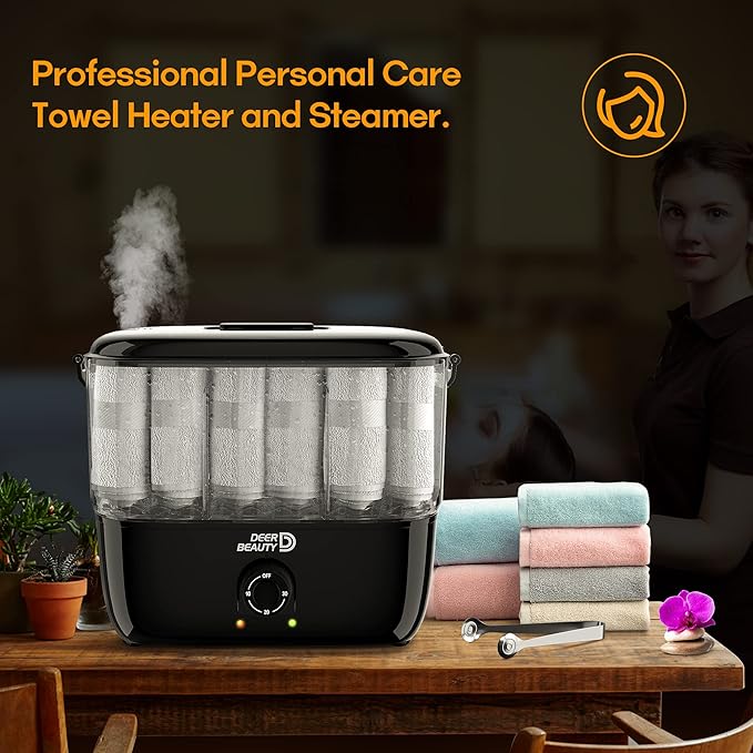 Towel Steamer-Hot Towel Warmer 600 W Tabletop Moist Towel Heater, Holds up to - Image 7