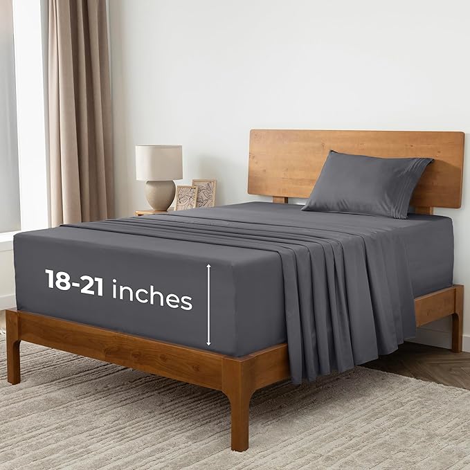 Mellanni Extra Deep Twin Sheets by Mellanni