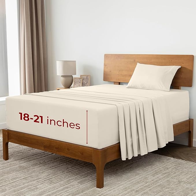 Mellanni Extra Deep Twin Sheets by Mellanni