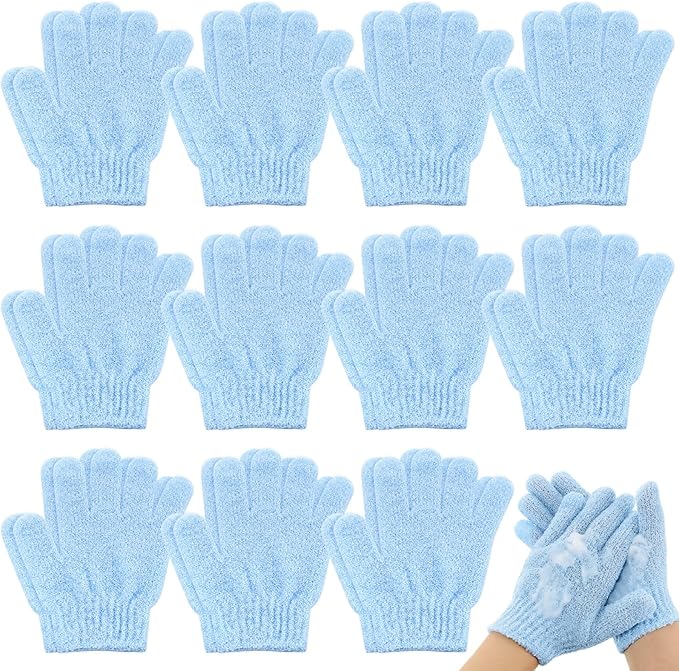 Ramede 30 Pair Exfoliating Glove Double Sided Exfoliating Bath Gloves Pack by ramede