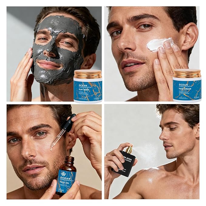 30 Pcs Men Face Skin Care Set for Men, Father's Day Gifts, Spa & Self-Care Gift - Image 2