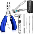 Toenail Clippers for Seniors Thick Toenails, Aucurwen Heavy Duty Toe Nail by Aucurwen