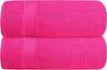 Belizzi Home Cotton 2 Pack Oversized Bath Towel Set 28x55 inches, Large Bath by Unknown