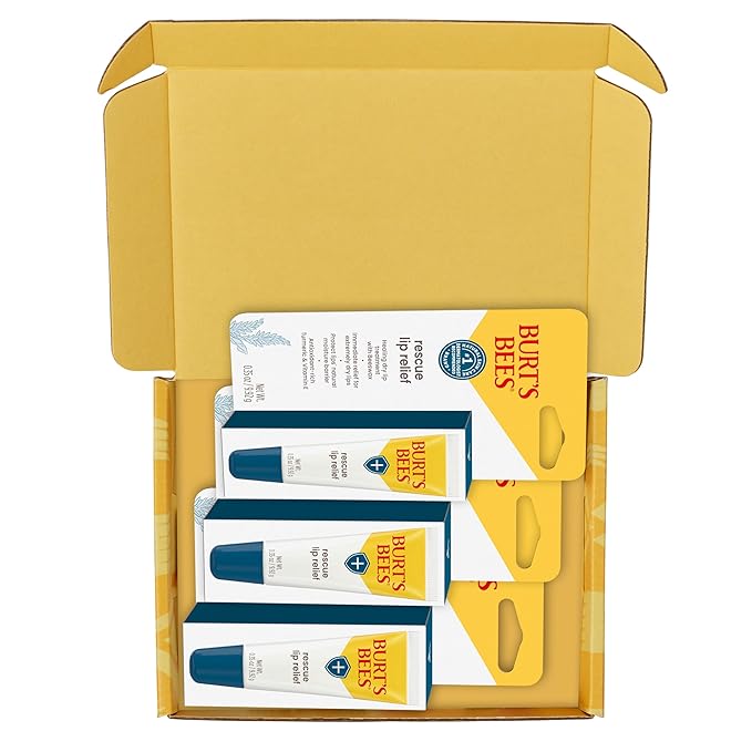 Burt's Bees Rescue Lip Relief for Valentine's Day, Hydrating Lip Balm for dry - Image 9