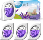 Air Freshener for Home, 4 Pack, Lavender, Odor Eliminator for Small Area Closets Bathroom Pets Strong Odor, Up to 120 Days