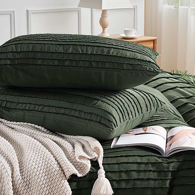 NEXHOME PRO Twin Duvet Cover, 2 Pieces Boho Tufted Duvet Cover Set, Soft and - Image 6