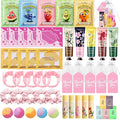 55Pcs Spa Party Supplies for Girls, Spa Party Favors Skincare Fruit Face Masks by NEVERENDINGPURSUIT