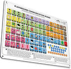 Weather-Proof Aluminum School Playground Communication Board for Autism - Outdoor Inclusive Communication Aid, Lightweight & Durable for Autism & Inclusive Play