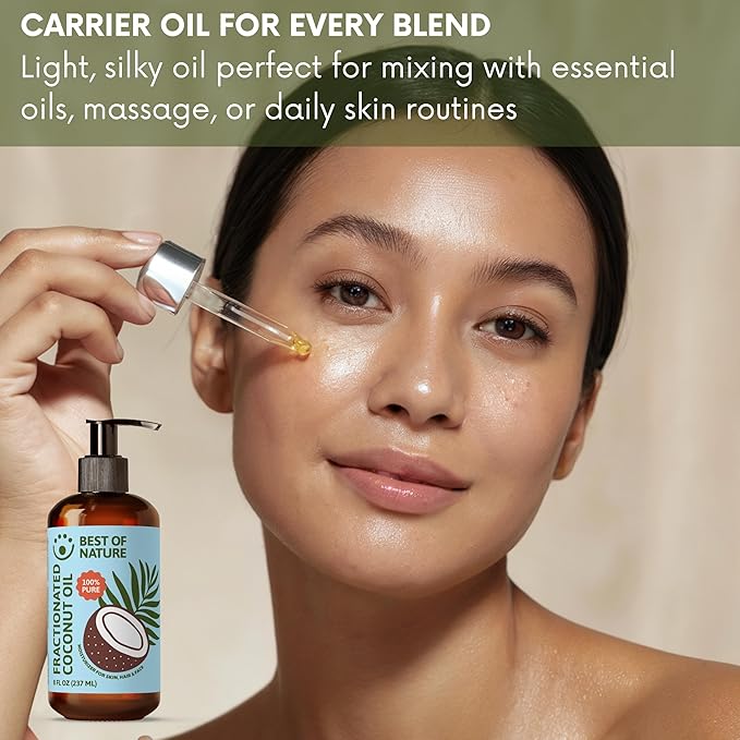 Best of Nature 100% Pure Fractionated Coconut Oil - Image 5