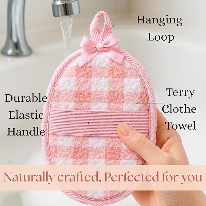 CraftsOfEgypt Egyptian Natural Loofah Body Scrubber Pads - Image 2