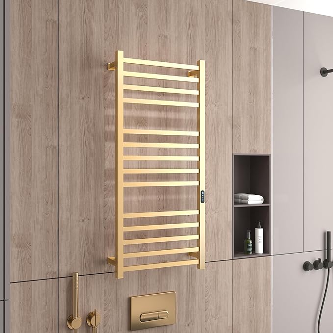 14 Bars Luxury Towel Warmers Wall Mounted Heated Towel Rack, Towel Warmer - Image 3