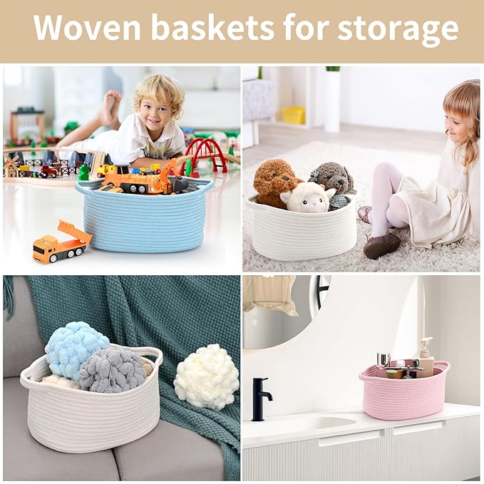 Happyiren Cute Woven Storage Basket - Image 6
