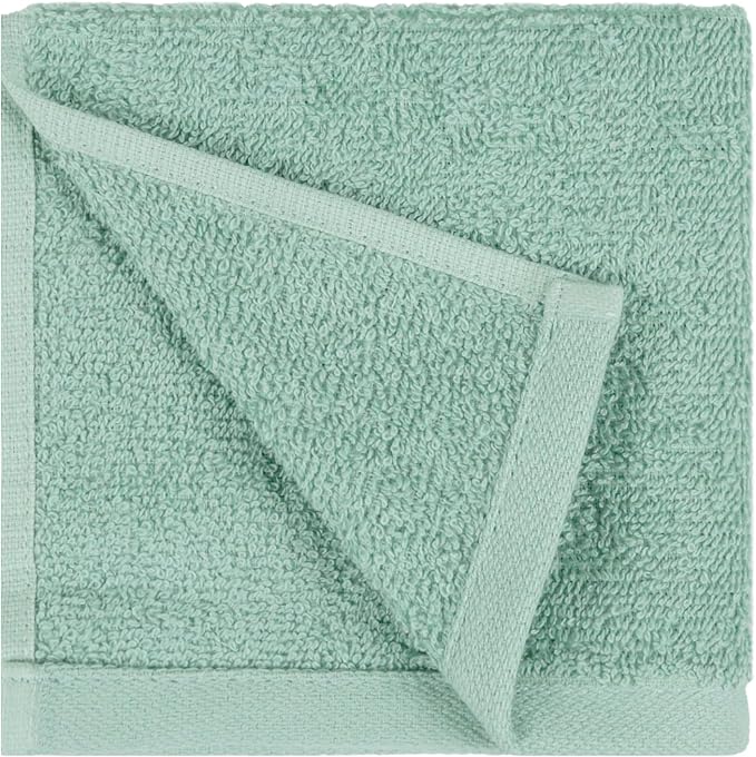 Amazon Basics Highly Absorbent, Fast Drying 100% Cotton Washcloths - Image 7
