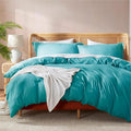 Nestl Teal Duvet Cover King Size by Nestl