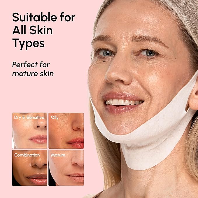 MAREE V Line Lifting Mask with PDRN Salmon DNA – Deep Collagen Face Mask - Image 9