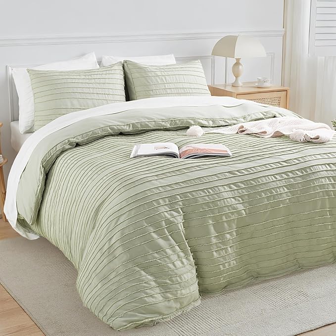 NEXHOME PRO Twin Duvet Cover, 2 Pieces Boho Tufted Duvet Cover Set, Soft and - Image 2