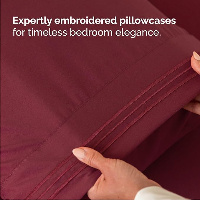 Cal King Size 4 Piece Sheet Set - Image 6