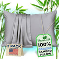 Pillow Cases - 100% Viscose Derived from Bamboo - Cooling Pillowcase - Standard by VeganSilk