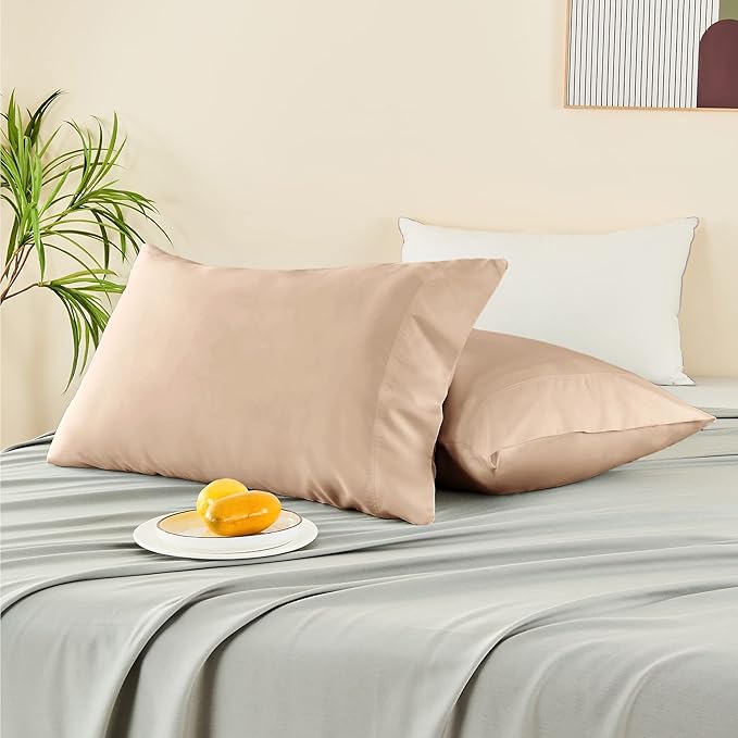 BEDELITE Pillow Cases Queen Size Set of 2, Rayon Derived from Bamboo, Cooling - Image 7