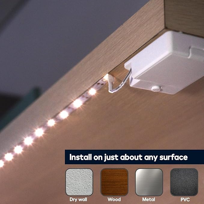 BestLuz Battery Powered LED Strip Lights, 3 Pack 40 Inch Battery Operated LED - Image 2