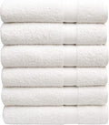 Pleasant Home Bath Towels Set of 6 100% Cotton, 515 GSM | Lightweight, Soft & by PH+Pleasant+Home