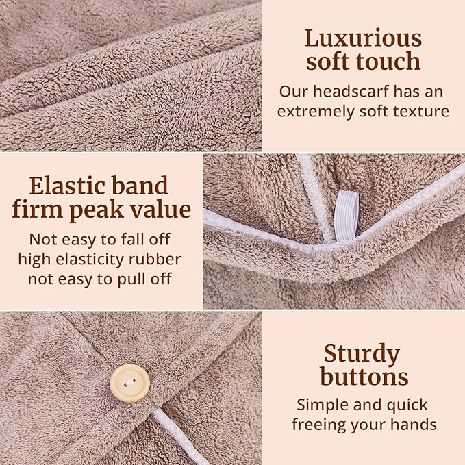 Hair Towel Wrap for Women - Image 8