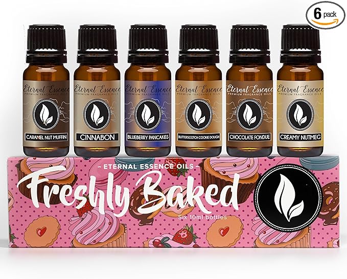 Eternal Essence Oils Freshly Baked Set of 6 Premium Fragrance Oils by EternalEssenceOils