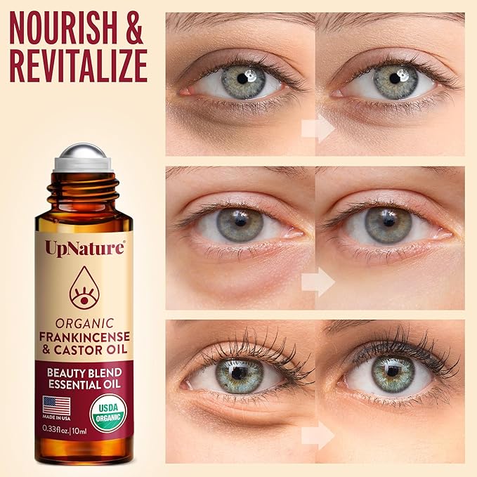 UpNature Beauty Castor Oil Roll On Eye Roller - Image 3