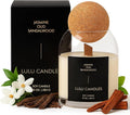 Lulu Candles | Jasmine, Oud & Sandalwood | Luxury Scented Soy Jar Candle | Hand by LULUCANDLES