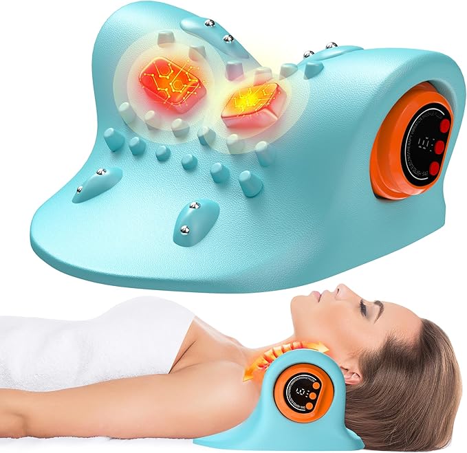 snawowo Neck Massager with Heat, 3 in 1 Portable Massager with Cervical by snawowo
