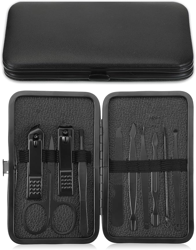 Nail Clippers Sets Manicure Stainless Steel Nail Grooming Cutter Kit Travel by Unknown