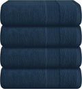 Belizzi Home 4 Pack Bath Towel Set 27x54, 100% Ring Spun Cotton, Ultra Soft by Unknown