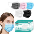 LEMENT Disposable Face Masks 125 Pcs, 3 Ply Face Mask Elastic Earloops by Lement