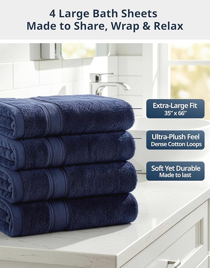 LANE LINEN Bath Sheets - Image 4