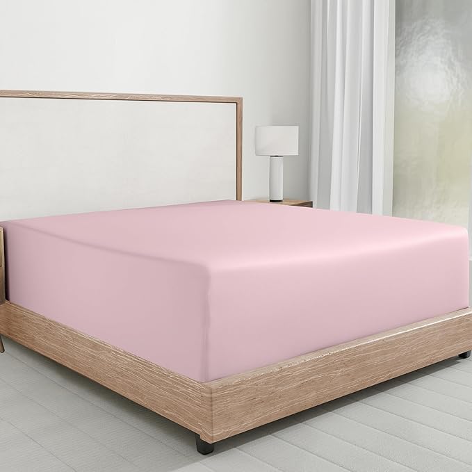 California Design Den Fitted Sheets Twin XL Only, 100% Cotton, No Pop-Off by CaliforniaDesignDen